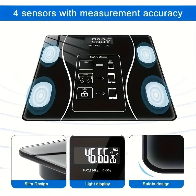 AEHOME Intelligent Digital Body Scale With Backlit Display