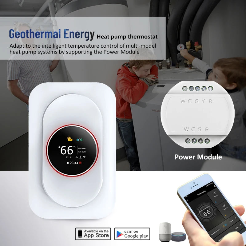 Beca Weekly Programmable Smart Thermostat With Alexa And Google Assistant