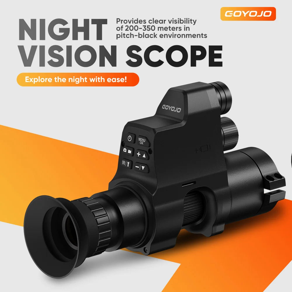 Goyojo Night Vision Scope 1080P OLED Clip On Hunting Monocular