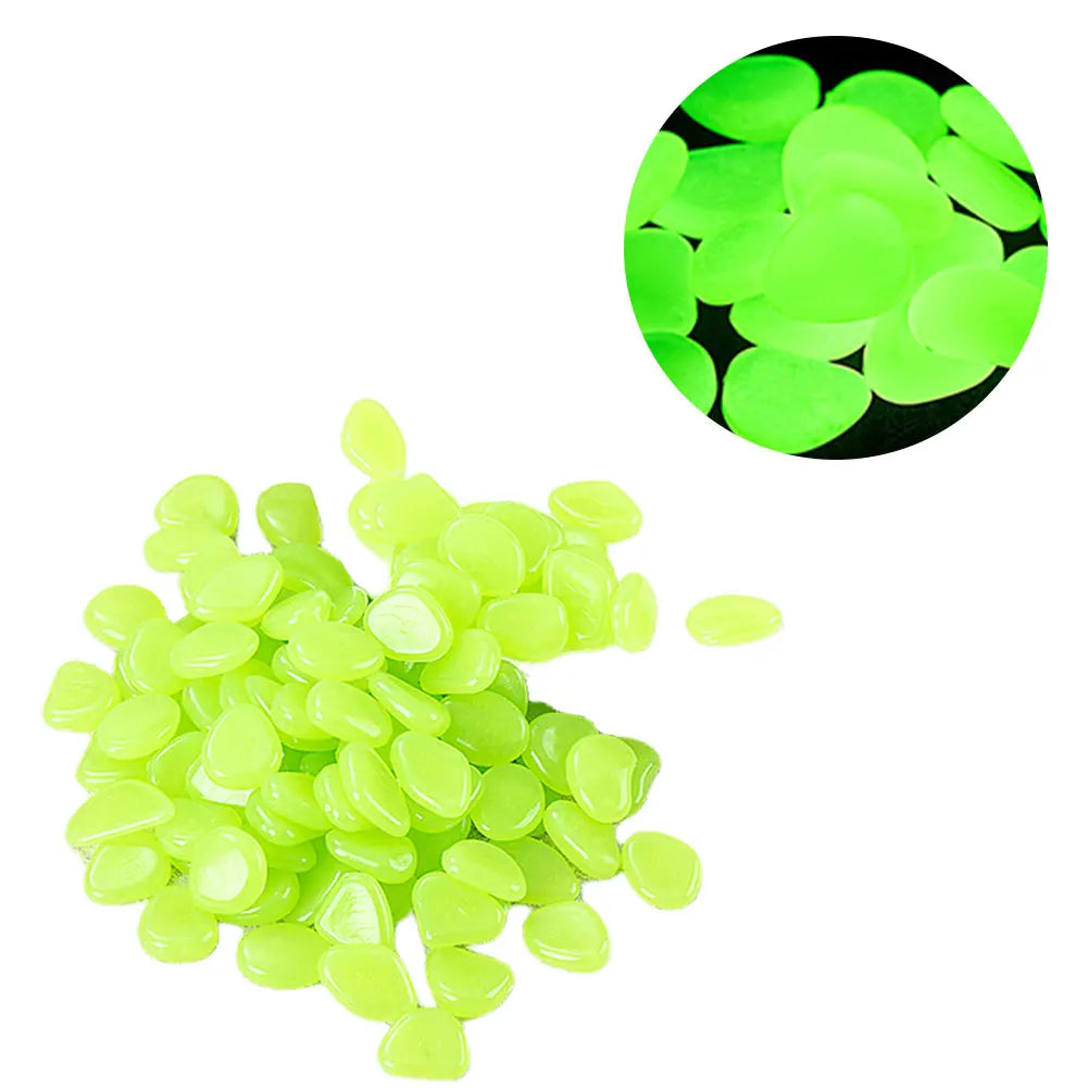 APWIKOGER Glow In The Dark Garden Pebbles For Yard Pathways