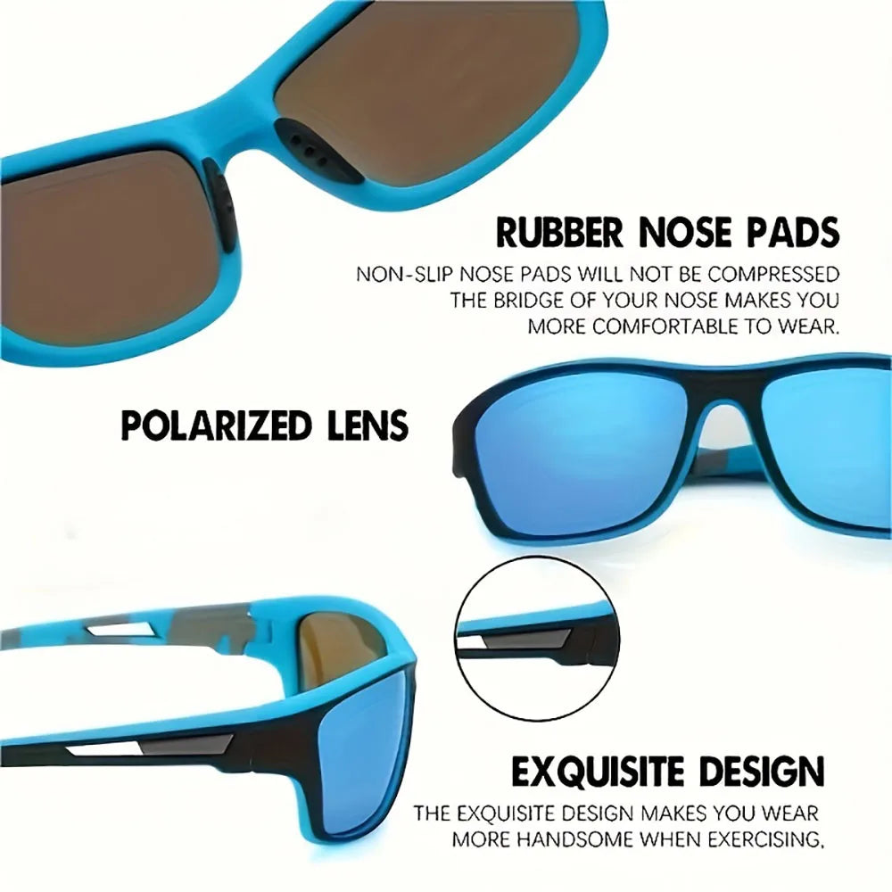 Polarized Wrap Around Sunglasses For Outdoor Sports And Travel