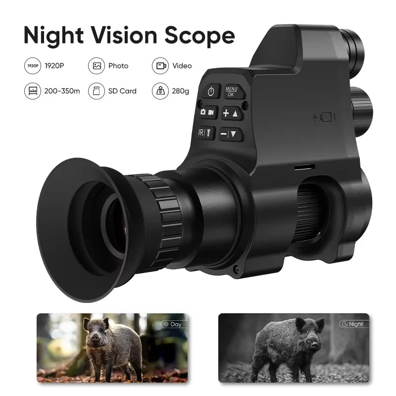 Goyojo Night Vision Scope 1080P OLED Clip On Hunting Monocular