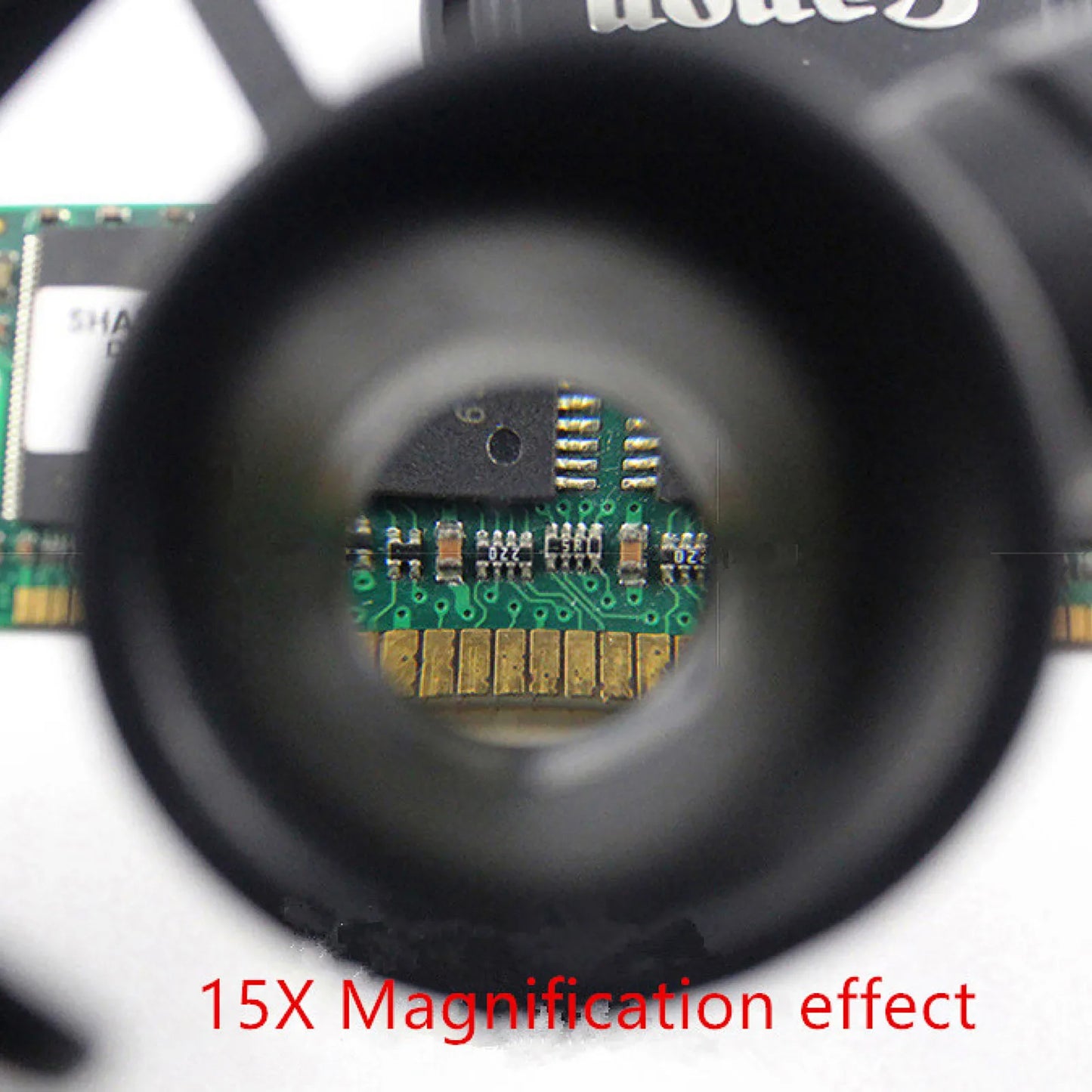 LED Light Magnifier Double Eye Loupe For Jeweler Watch Repair