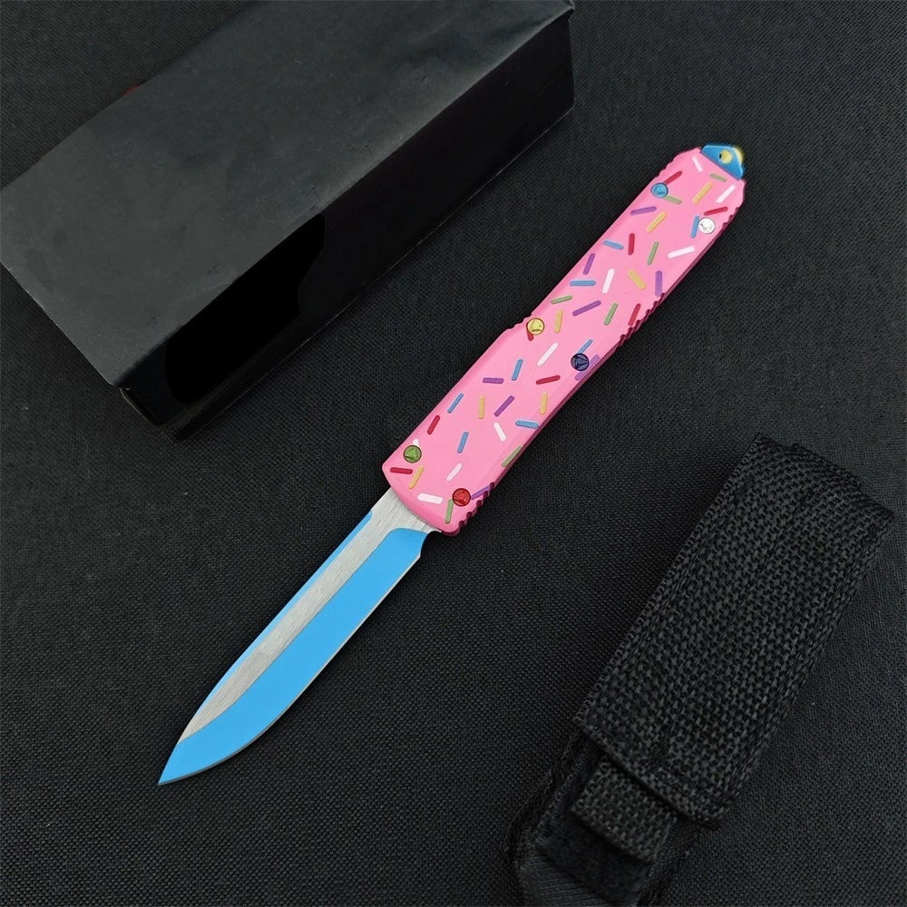DIY Supplies Outdoor Tactical Folding Knife D2 Blade Pocket Clip