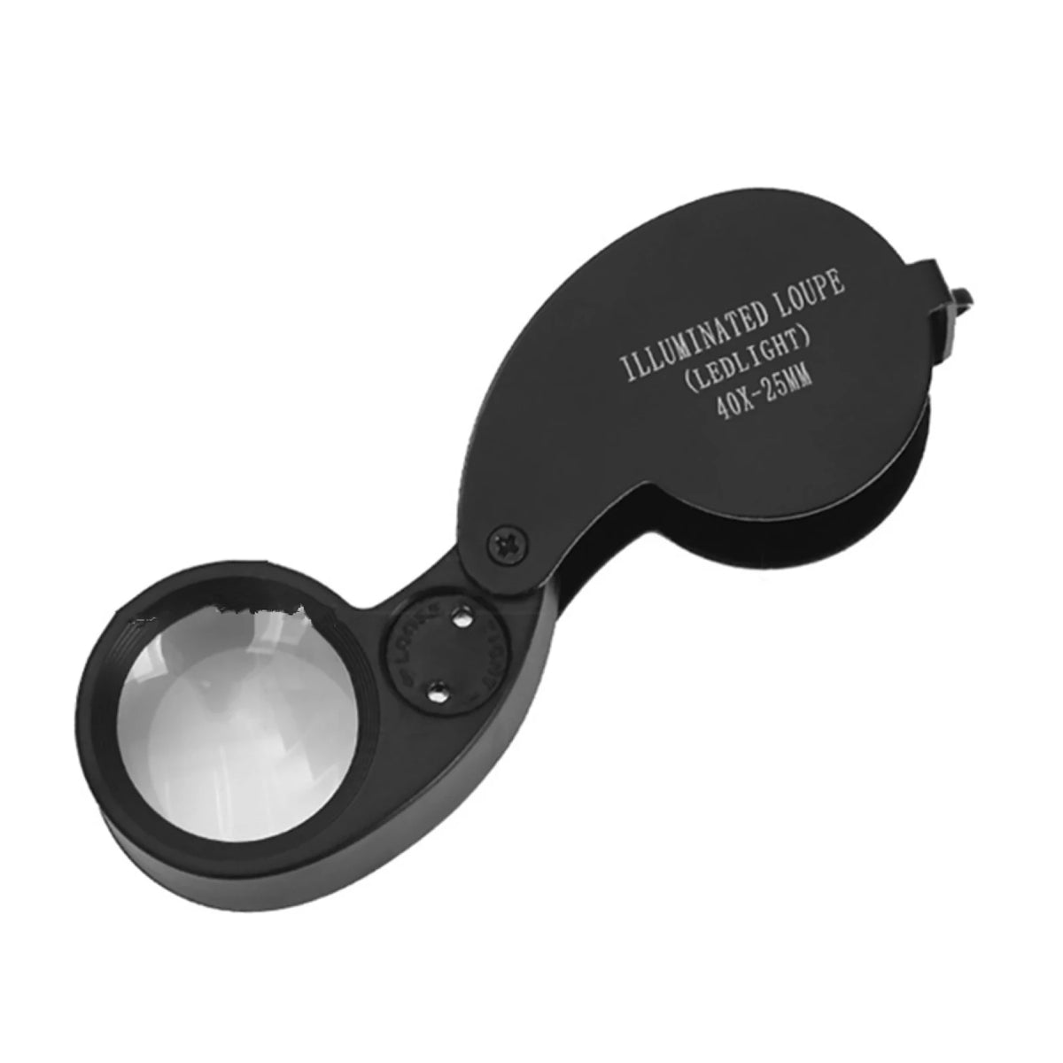 LED Illuminated Jeweler Loupe Magnifier for Jewelry Coins and Antiques