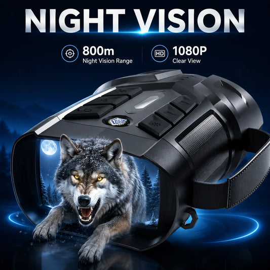 Digital Night Vision Binoculars With Infrared Photo And Video Recording