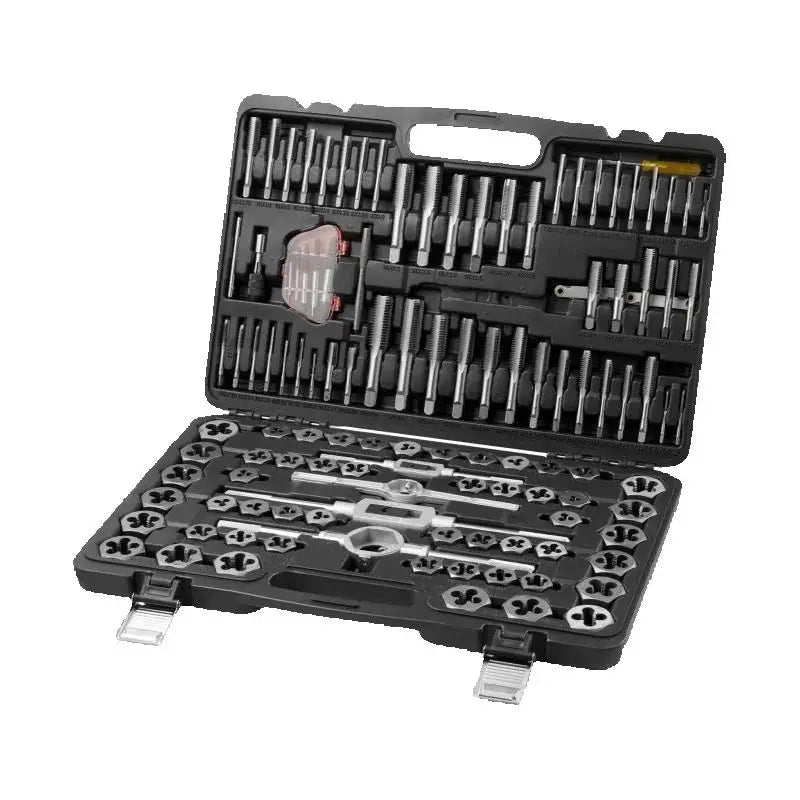 SucceBuy Tap and Die Set 116-Piece Metric SAE Threads