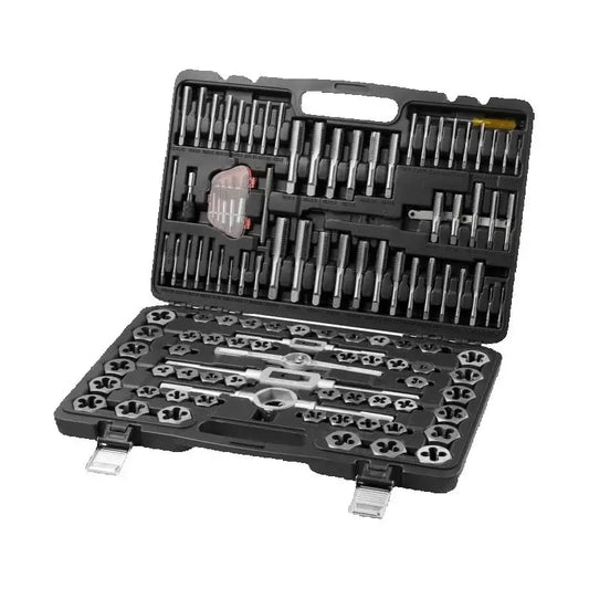 SucceBuy Tap and Die Set 116-Piece Metric SAE Threads