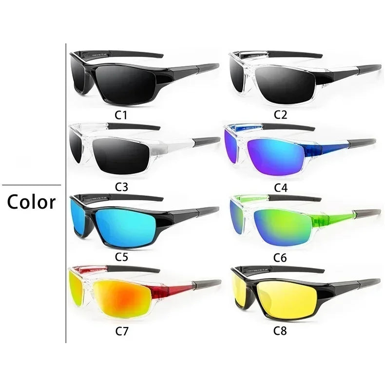 Polarized Sports Sunglasses For Men Lightweight Night Vision Cycling Driving