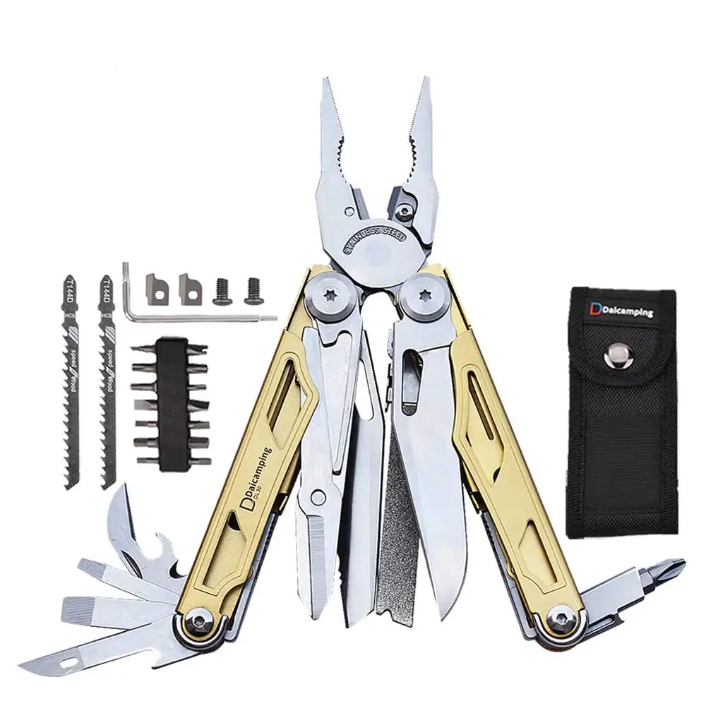Daicamping DL30 Multifunctional Folding Knife and Multi Tool Plier
