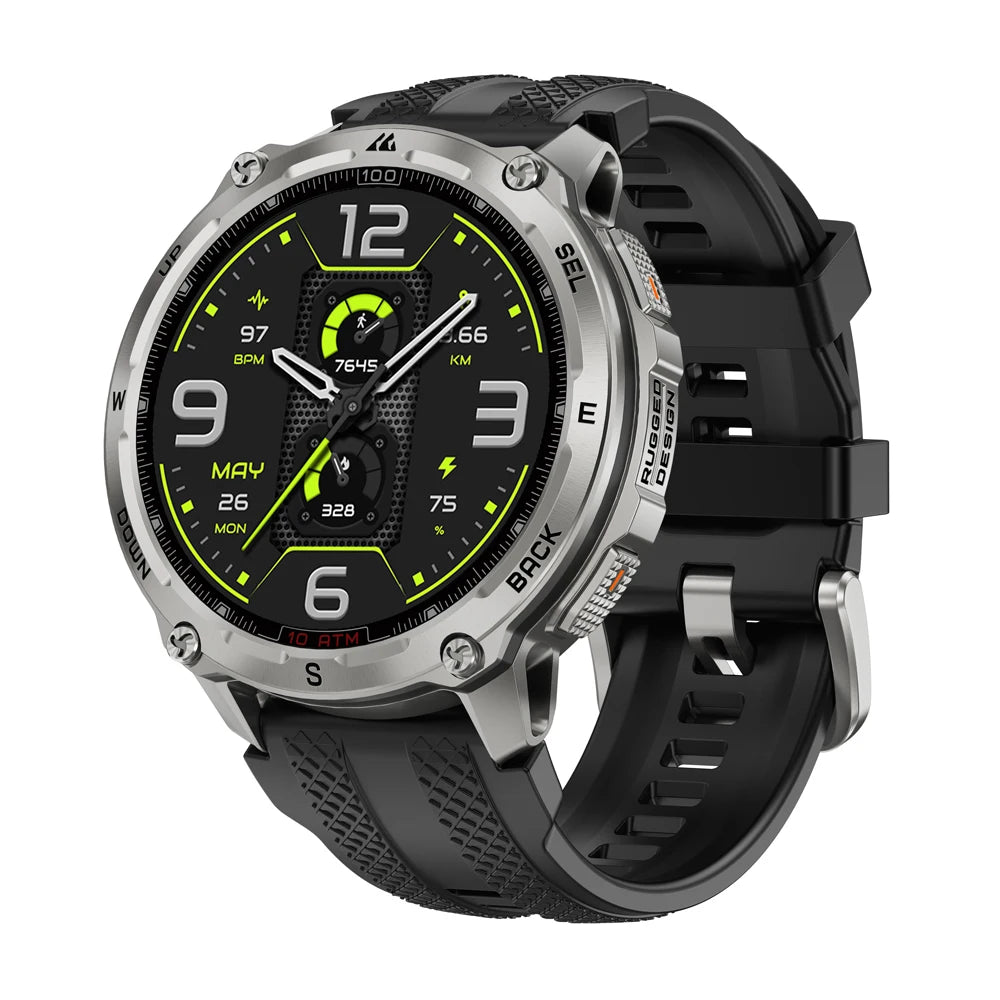 KOSPET Tank T4 Smartwatch GPS Offline Maps 10ATM Waterproof Android iOS