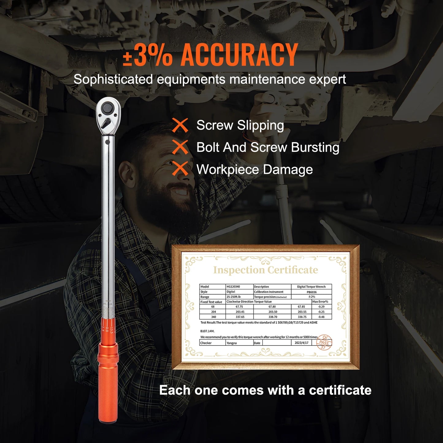 SucceBuy Precision Mechanical Torque Wrench Set