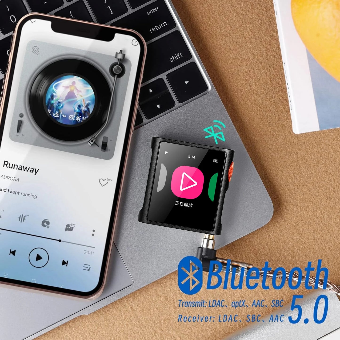 SHANLING M0 Pura / M0 PRO Hi-Res Audio HIFI Bluetooth Portable Music MP3 Player  USB DAC  Dual CS43131 LDAC aptX PCM384 DSD128