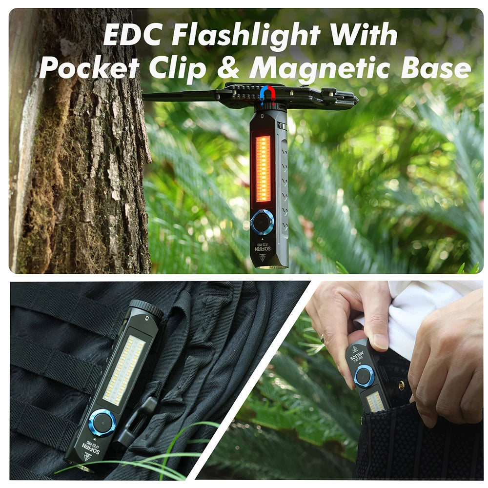 Sofirn IF23 PRO LED Flashlight 5000 Lumen USB C Torch
