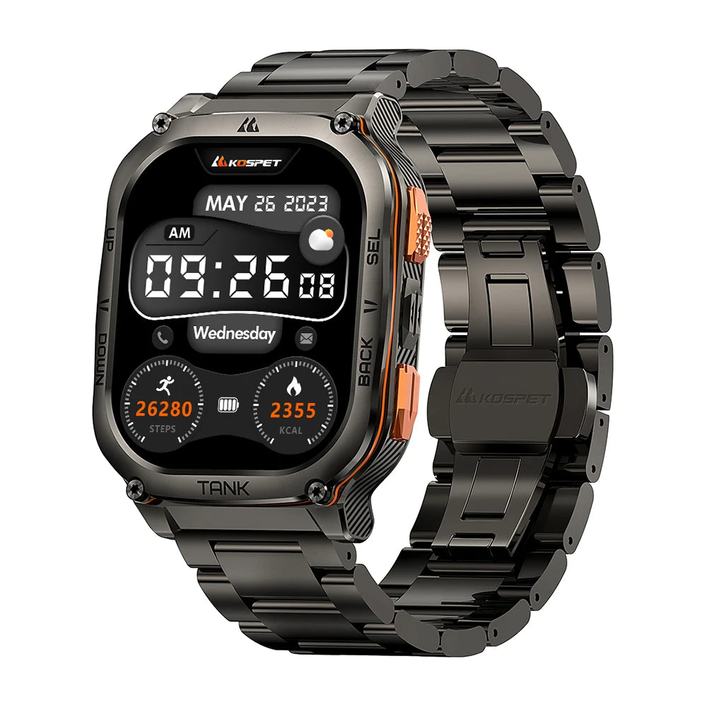 KOSPET Tank M3 Ultra GPS Smartwatch 5ATM Waterproof AMOLED AOD