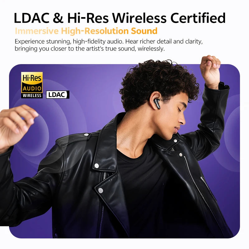 QCY HT18 Wireless Earphones With Adaptive Hybrid ANC LDAC