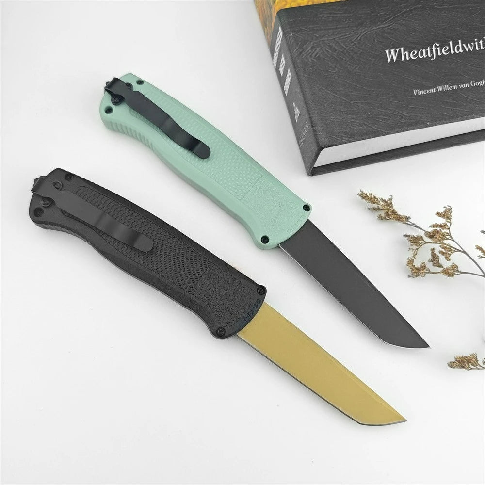 DIY Supplies Folding Knife Tanto Blade D2 Steel Tactical EDC