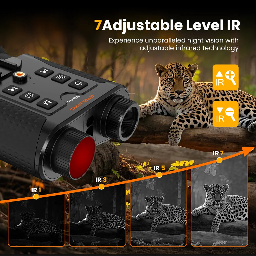 Gtguard V6 Pro Night Vision Binoculars With 1080p Video Capture And Target Measurement