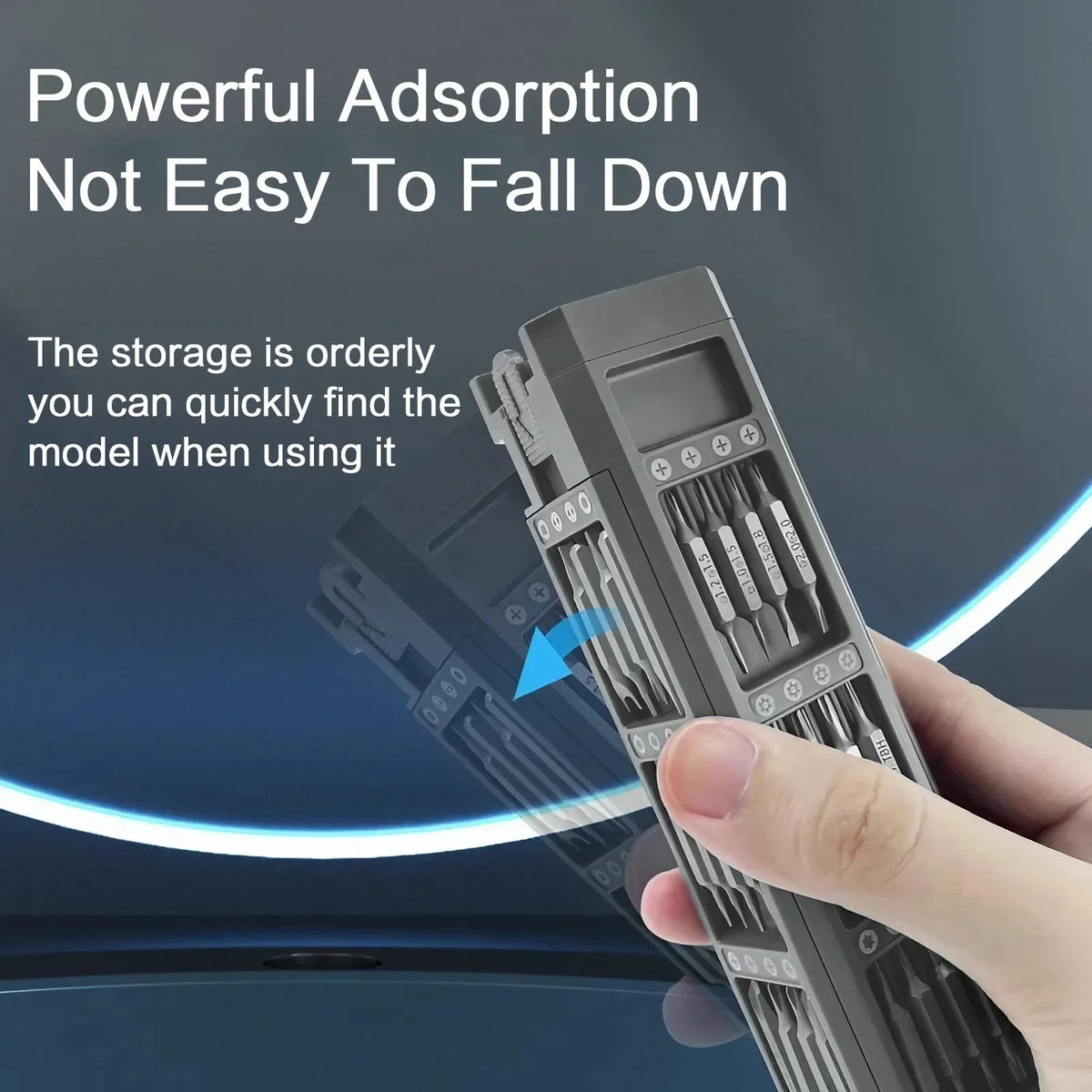 STONEGO Rechargeable Precision Electric Screwdriver Set With Magnetic Bits