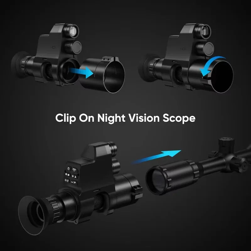 Goyojo Night Vision Scope 1080P OLED Clip On Hunting Monocular
