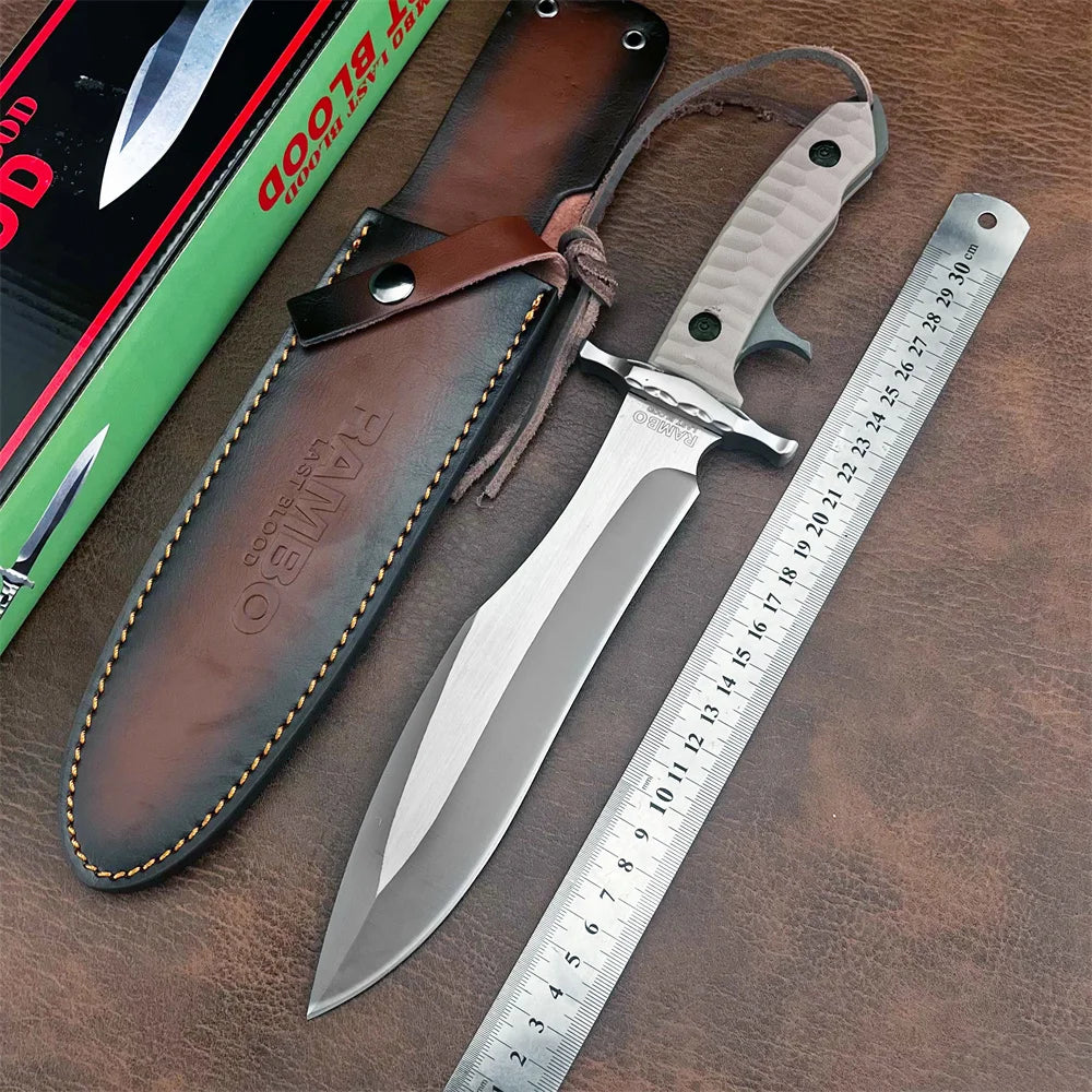 DIY Supplies MK9 High Hardness Knife D2 Blade G10 Handle