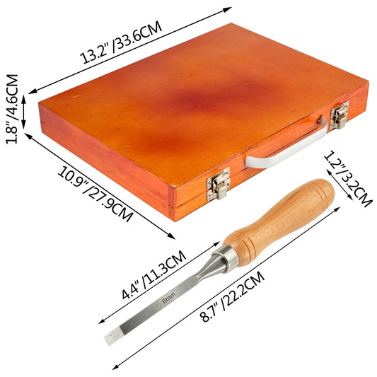 SucceBuy Wood Lathe Chisel Set For Professional Woodworking And Carving