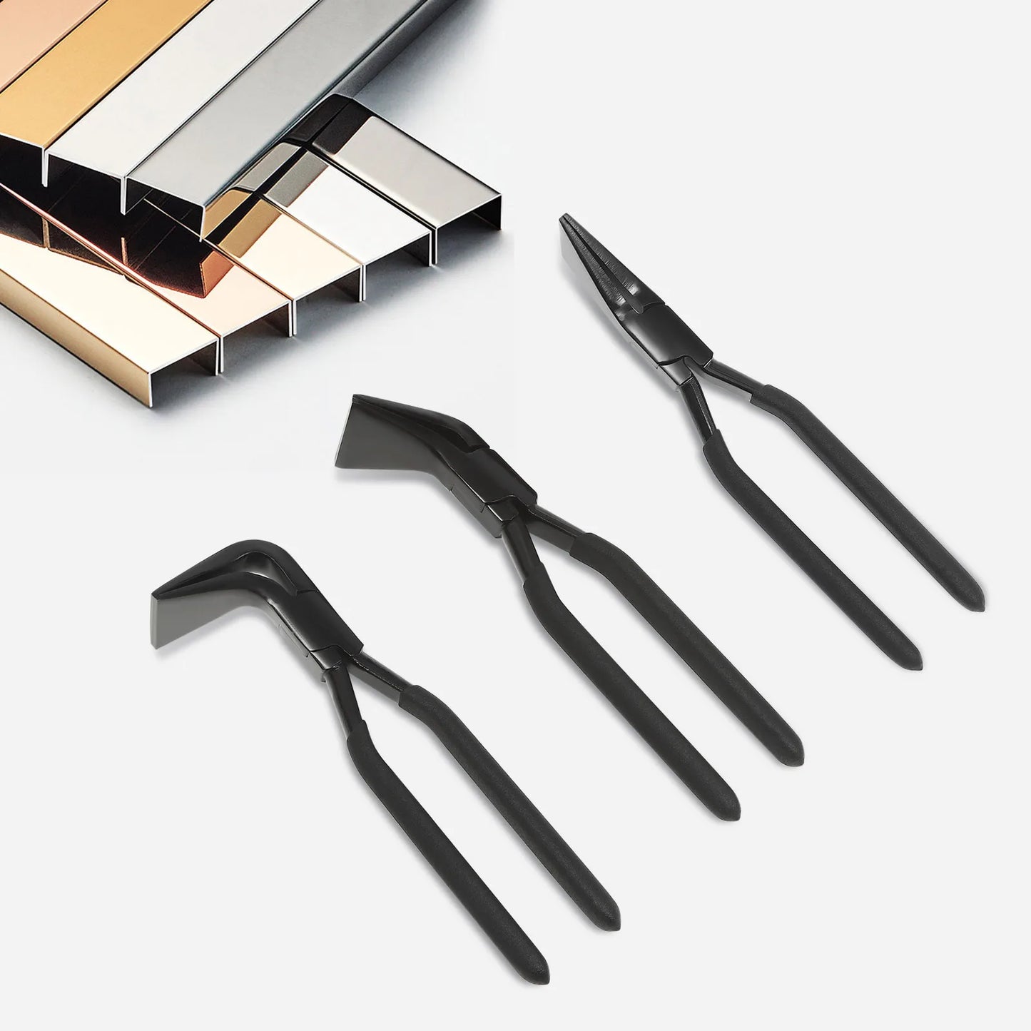 3 Piece Metal Bending Pliers Set For DIY Sheet Metal