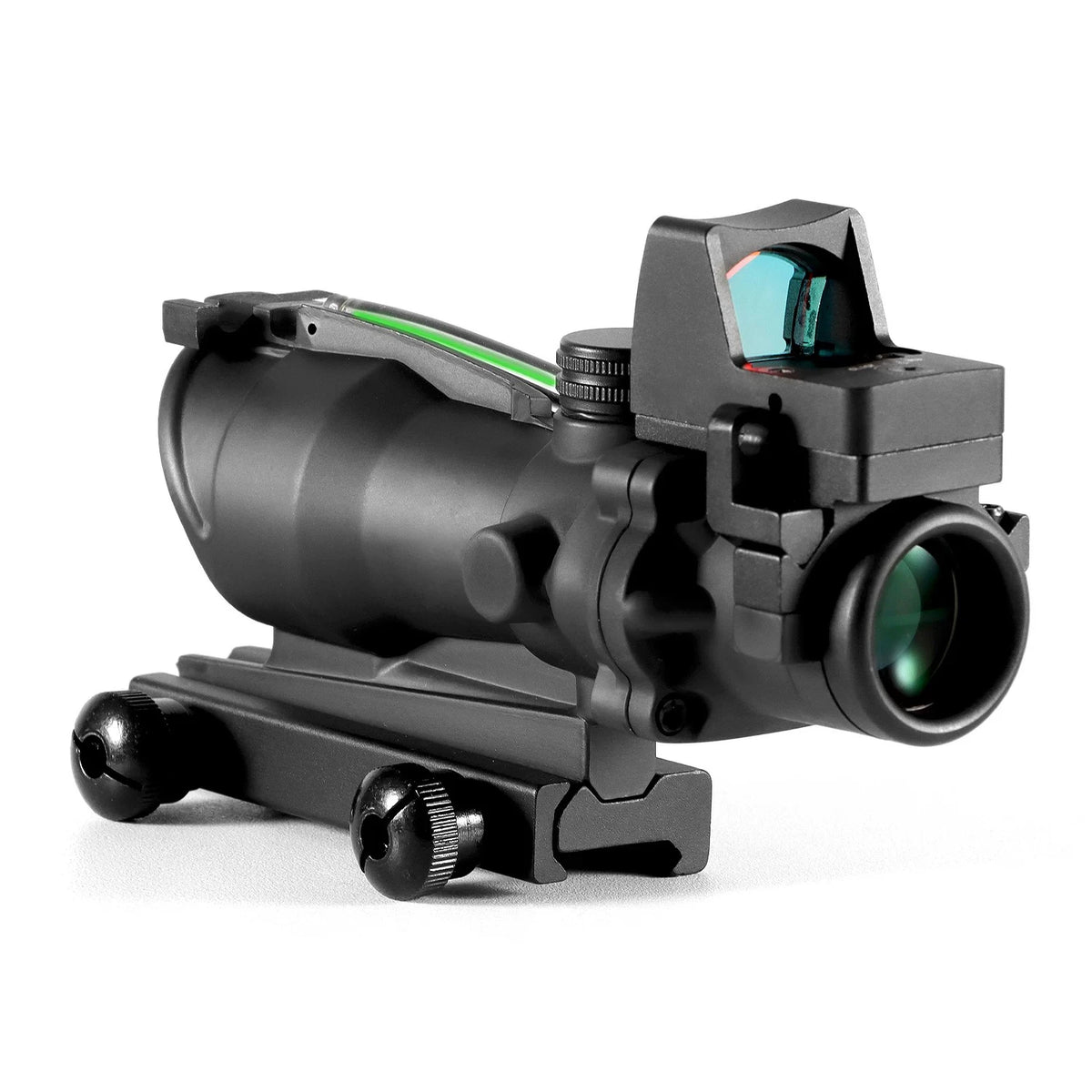 Nabila Adjustable Tactical Rifle Scope With Red Dot Sight