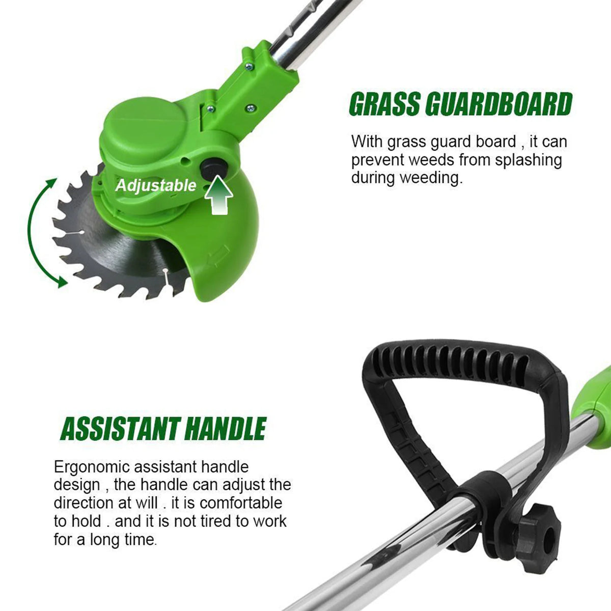 Cordless Brushless Lawn Mower Grass Trimmer And Edger Tool