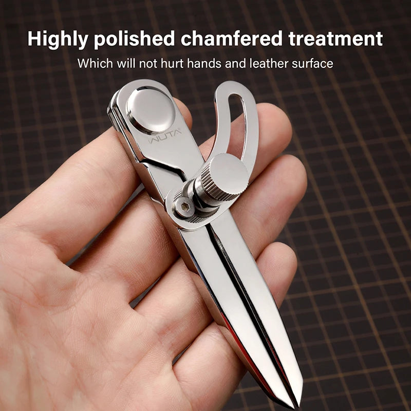 Wuta 304 Stainless Steel Wing Divider Adjustable Leather Tools Set