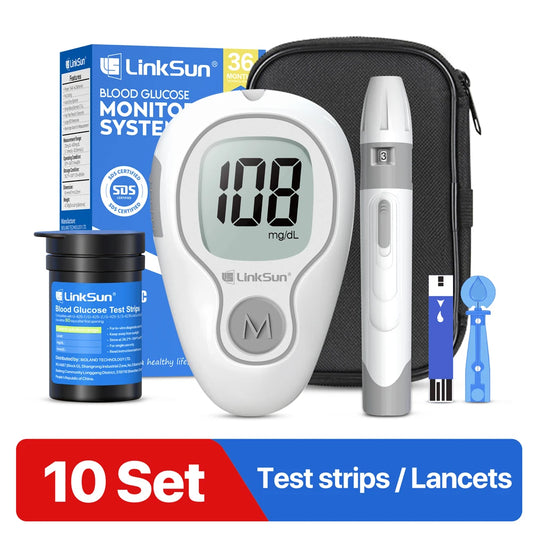 Linksun Blood Glucose Meter G-425-3 Strips Included