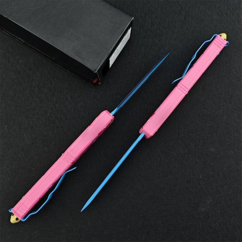 DIY Supplies Outdoor Tactical Folding Knife D2 Blade Pocket Clip
