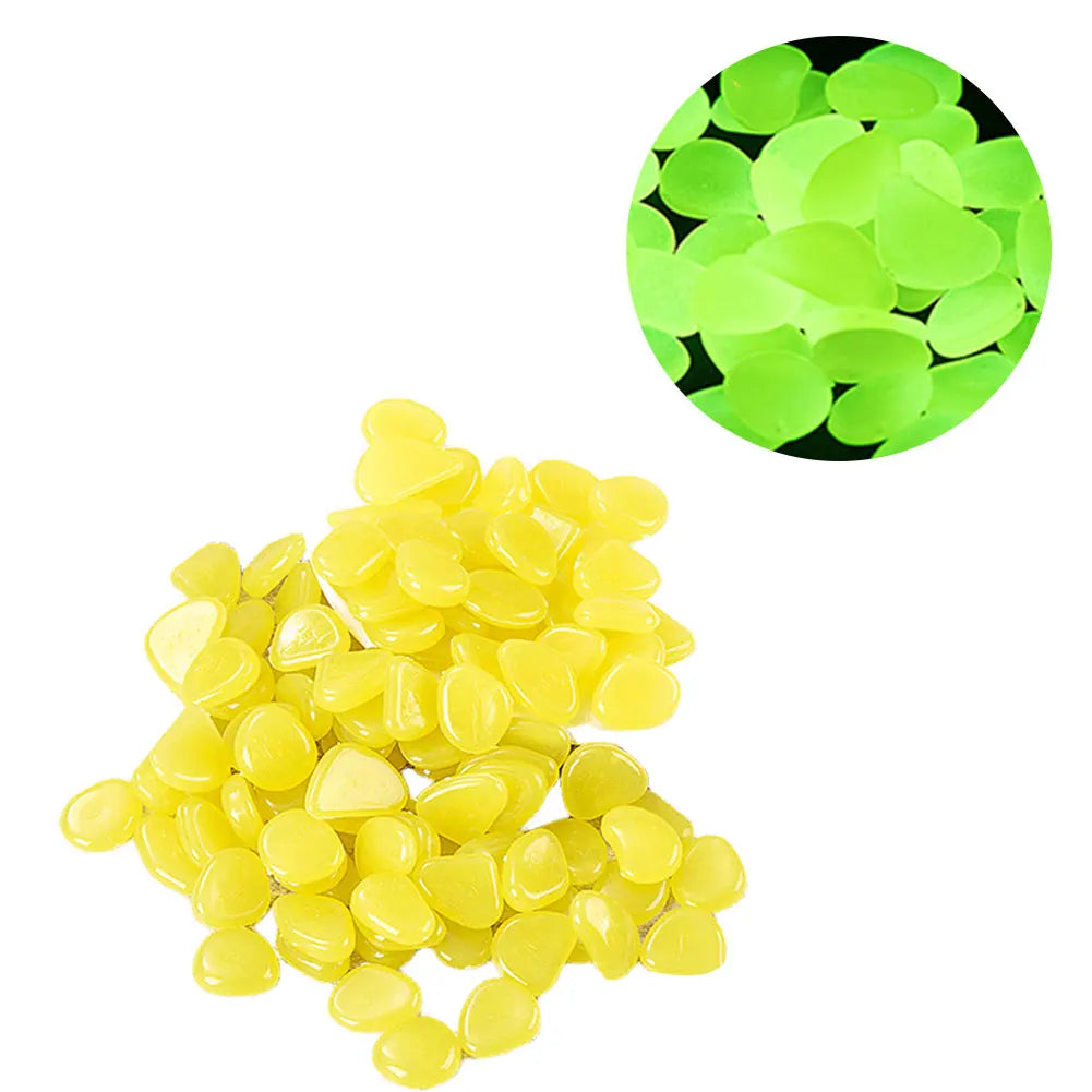 APWIKOGER Glow In The Dark Garden Pebbles For Yard Pathways