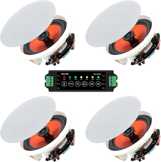 Herdio In Ceiling 600W 2 Way Flush Mount Speaker System