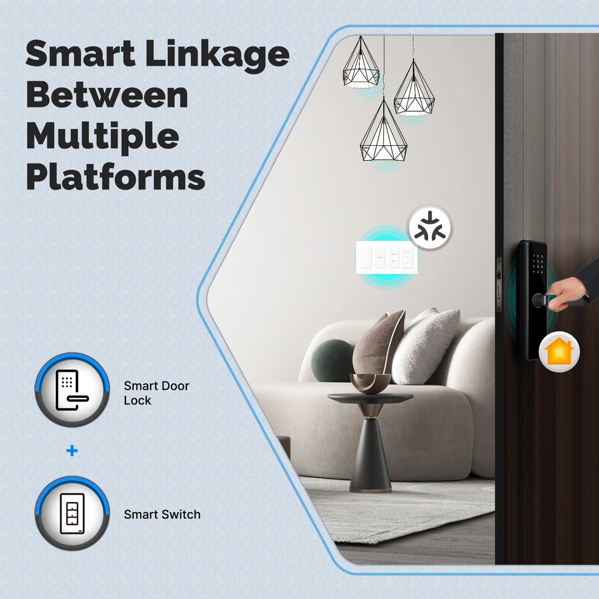 MOES Matter WiFi Smart Light Switch With Voice Control