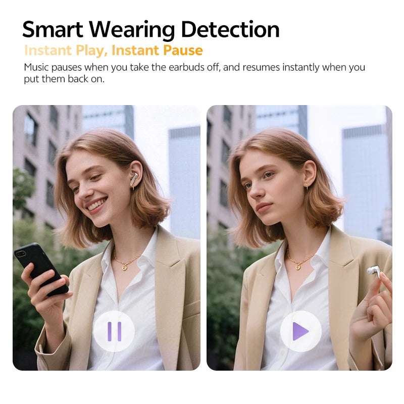 QCY HT18 Wireless Earphones With Adaptive Hybrid ANC LDAC