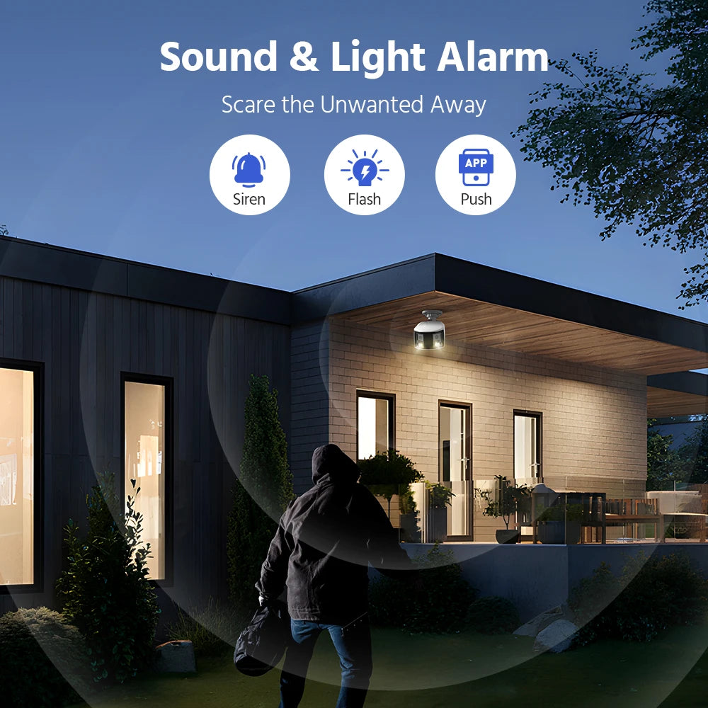 ANNKE Smart Home Dual Lens Outdoor PoE Security Camera