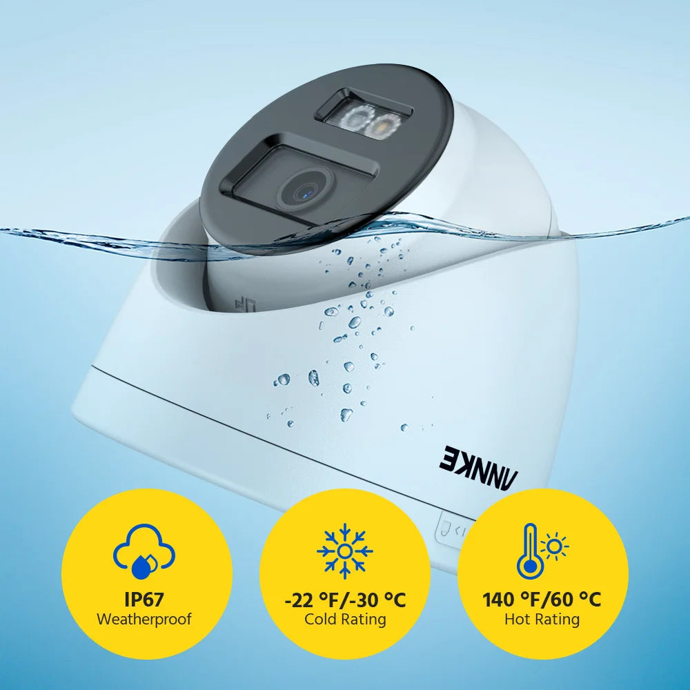 ANNKE Smart Dual Light Varifocal Dome Camera With AI Detection